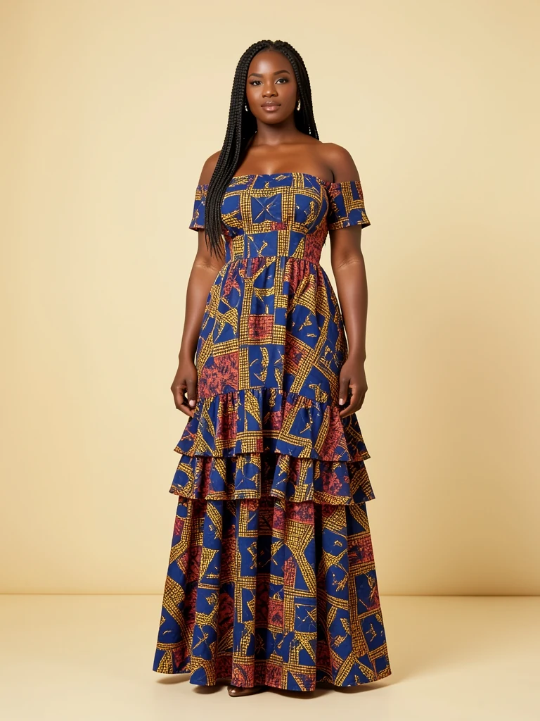 Ankara Maxi Dress