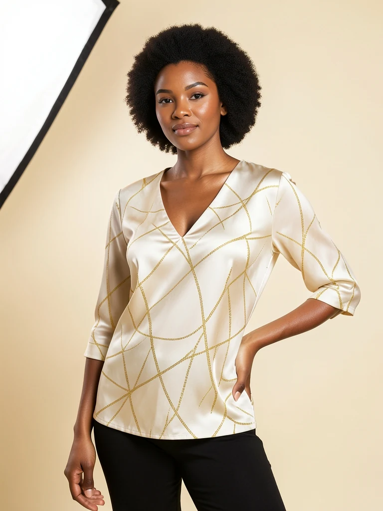 Gold Thread Blouse