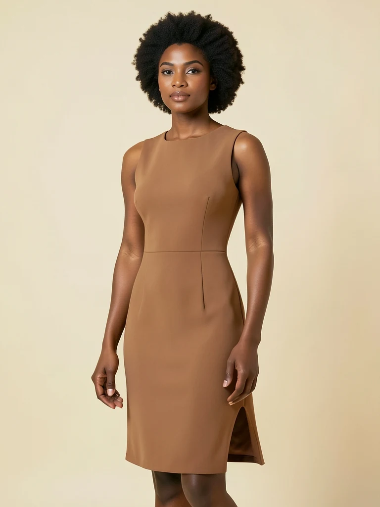 Ivory Pencil Dress