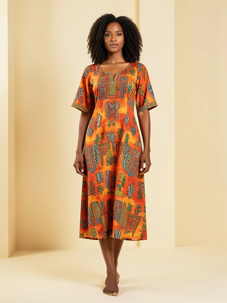 Kaftan Day Dress