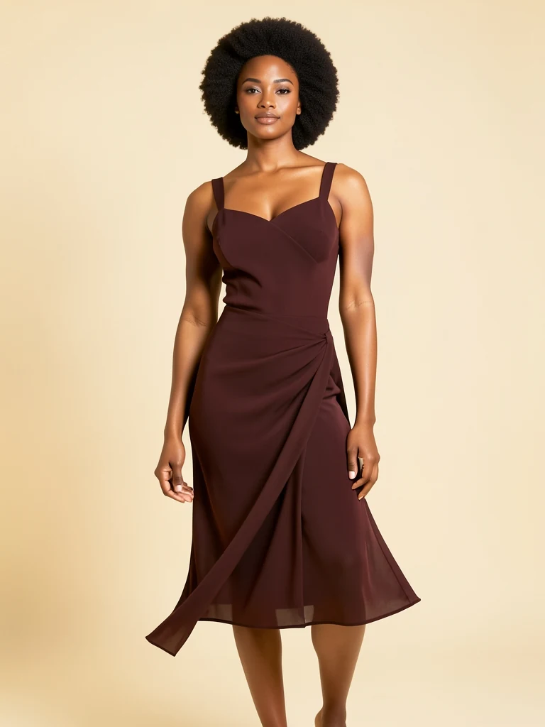Mahogany Wrap Skirt
