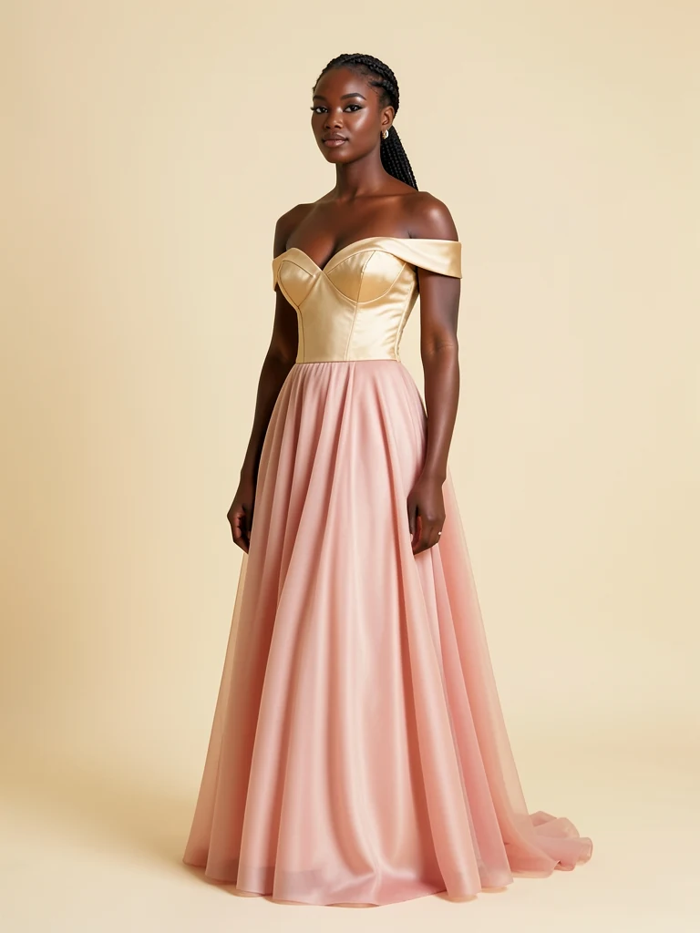 Off-Shoulder Gown