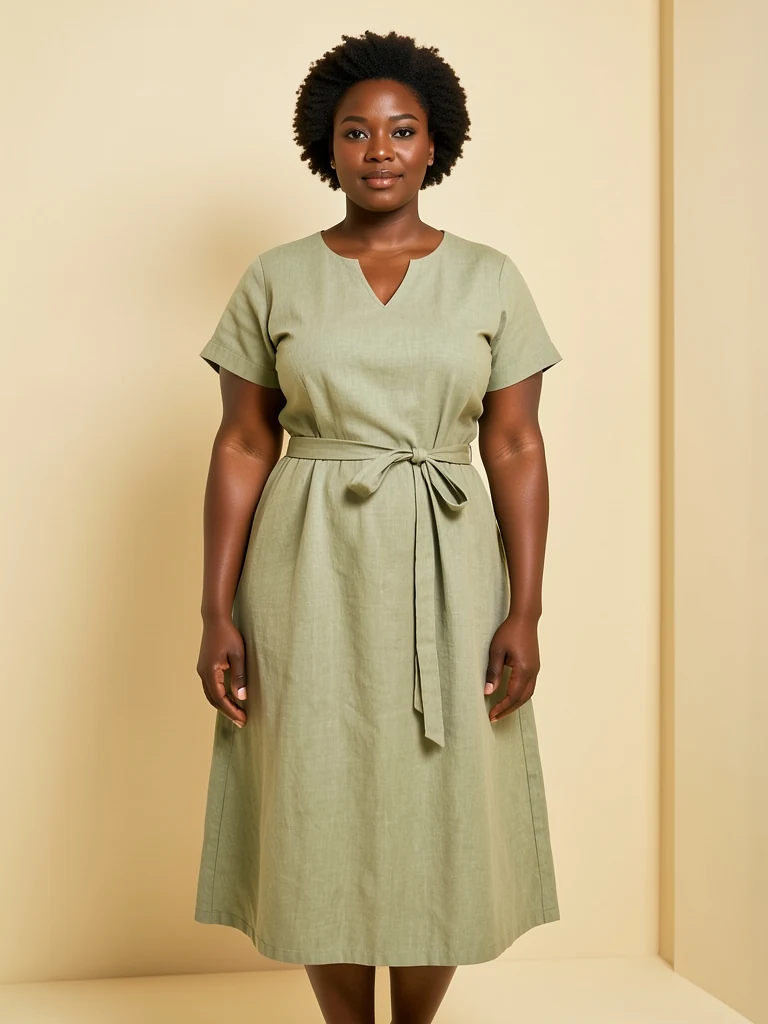 Sundown Linen Dress